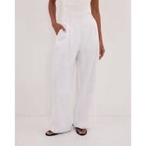 DISSH Fran white linen pants size US 2